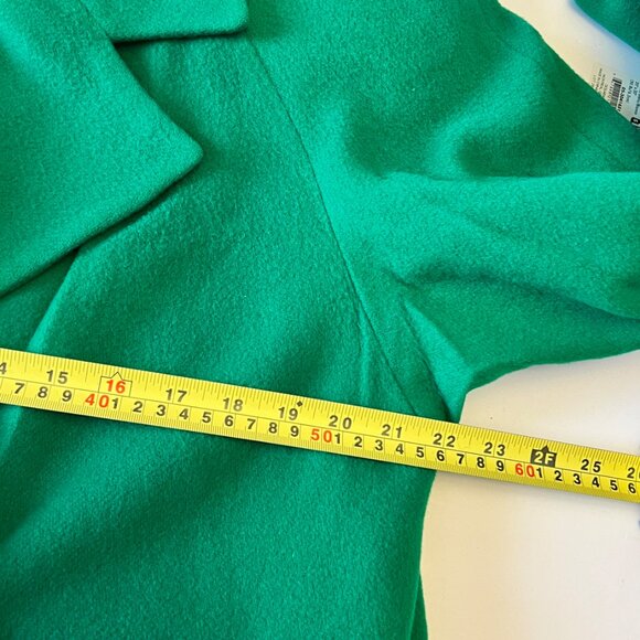 Vintage Raffinati Green Pure Virgin Wool Coat - Picture 11 of 11
